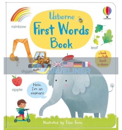 First Words Book Elisa Ferro Usborne 9781474982337