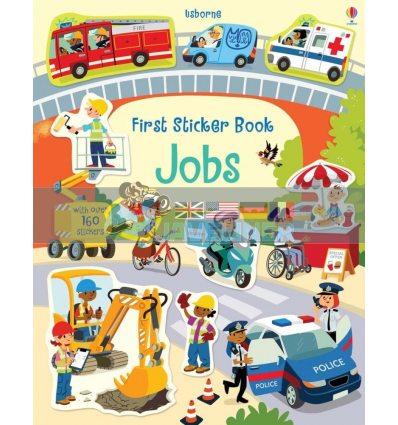First Sticker Book: Jobs Hannah Watson Usborne 9781474946476