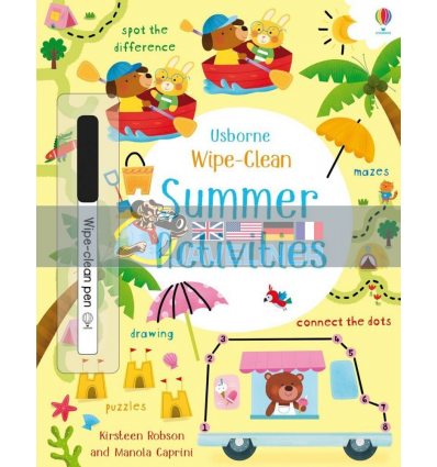 Wipe-Clean Summer Activities Kirsteen Robson Usborne 9781474968577
