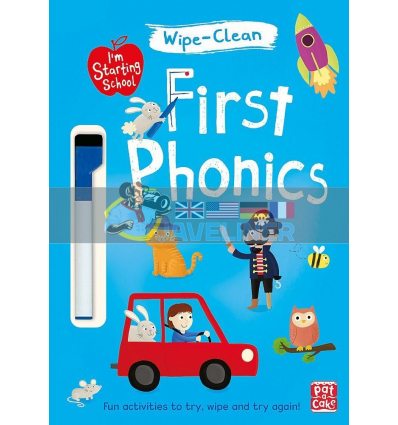 I'm Starting School: Wipe-Clean First Phonics Becky Down Pat-a-cake 9781526380111