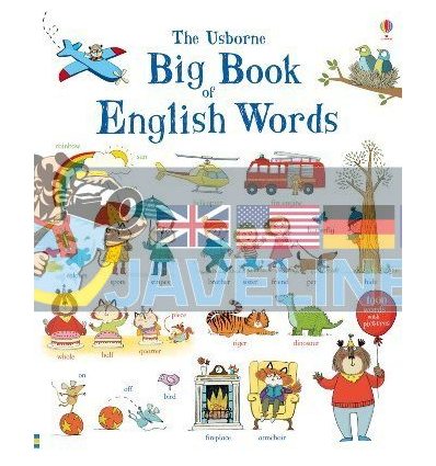 Big Book of English Words Mairi Mackinnon Usborne 9781409551652