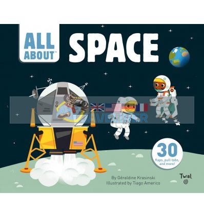 All about Space Geraldine Krasinski Twirl Books 9782745995506