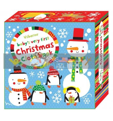 Baby's Very First Christmas Cloth Book Fiona Watt Usborne 9781474924238