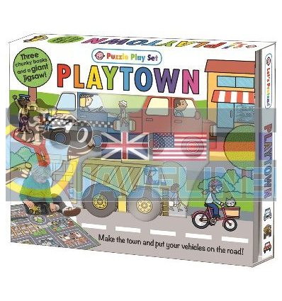 Puzzle Play Set: Playtown Roger Priddy Priddy Books 9781783415748
