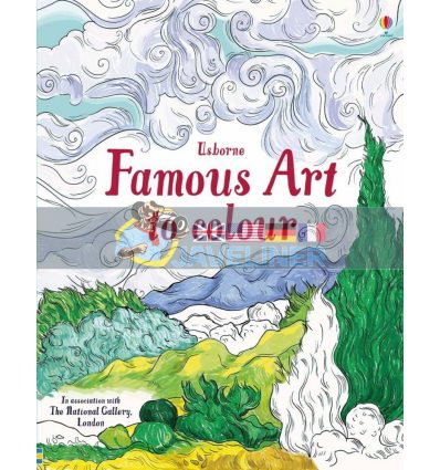 Famous Art to Colour Susan Meredith Usborne 9781474922616