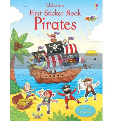 First Sticker Book: Pirates Richard Watson Usborne 9781409556725