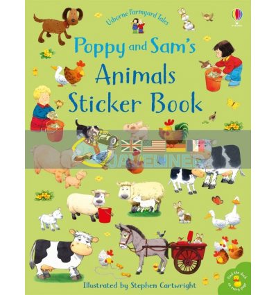 Usborne Farmyard Tales: Poppy and Sam's Animals Sticker Book Sam Taplin Usborne 9781474952774