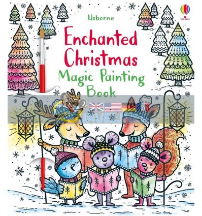 Enchanted Christmas Magic Painting Book Ela Jarzabek Usborne 9781474974967