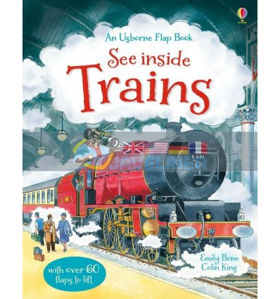 See inside Trains Colin King Usborne 9781409549932