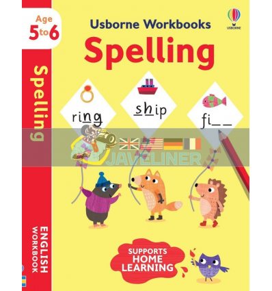 Usborne Workbooks: Spelling (Age 5 to 6) Jane Bingham Usborne 9781474991018