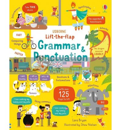 Lift-the-Flap Grammar and Punctuation Lara Bryan Usborne 9781474950657