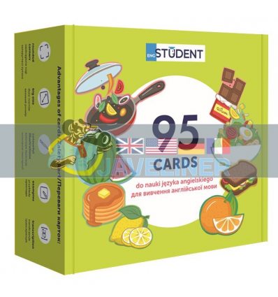 95 карток для вивчення англійської згідно з програмою МОН: Здорове харчування English Student 9786177702183
