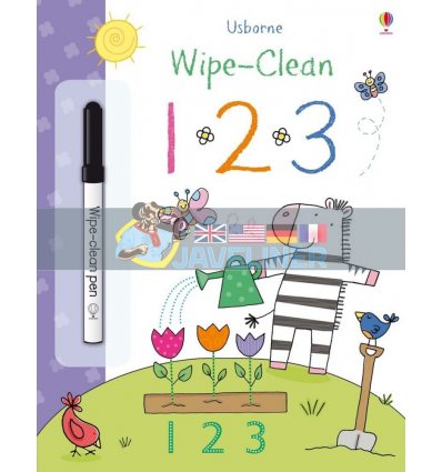 Wipe-Clean 123 Jessica Greenwell Usborne 9781409524496