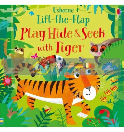 Lift-the-Flap Play Hide and Seek with Tiger Gareth Lucas Usborne 9781474968744