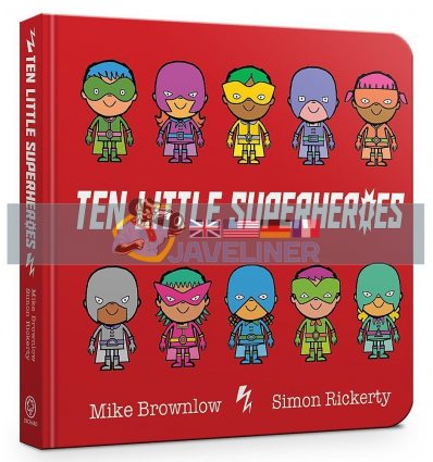 Ten Little Superheroes Mike Brownlow Orchard Books 9781408354384