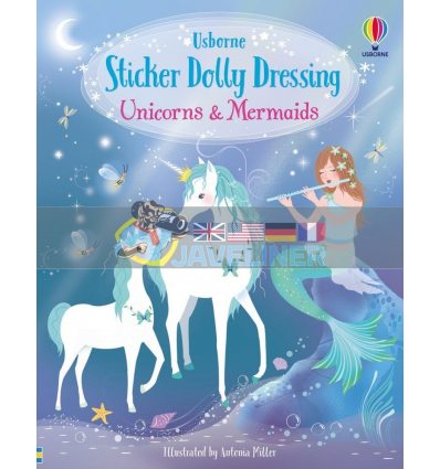 Sticker Dolly Dressing: Unicorns and Mermaids Antonia Miller Usborne 9781474996020