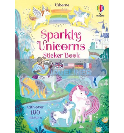 Sparkly Unicorns Sticker Book Barbara Bongini Usborne 9781474995580