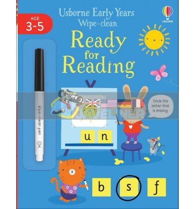 Usborne Early Years Wipe-Clean: Ready for Reading Genine Delahaye Usborne 9781474986687