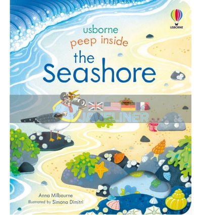 Peep Inside the Seashore Anna Milbourne Usborne 9781474943611