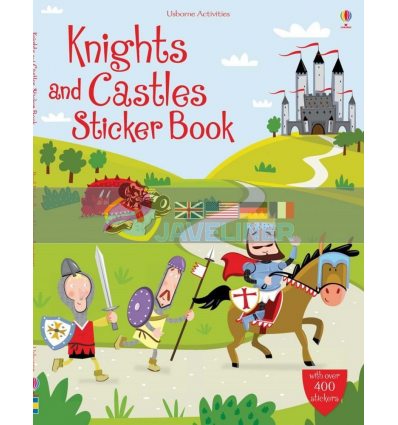 Knights and Castles Sticker Book Lucy Bowman Usborne 9781409505815