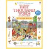 First Thousand Words in English Sticker Book Heather Amery Usborne 9781409570400