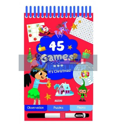 45 Games: It's Christmas Auzou 9782733861899