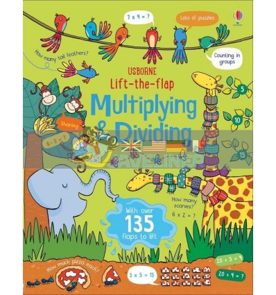 Lift-the-Flap Multiplying and Dividing Benedetta Giaufret Usborne 9781474950749