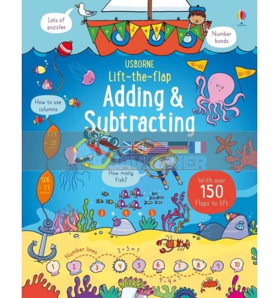 Lift-the-Flap Adding and Subtracting Benedetta Giaufret Usborne 9781474936613