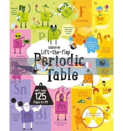 Lift-the-Flap Periodic Table Alice James Usborne 9781474922661