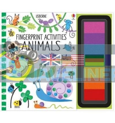 Fingerprint Activities: Animals Erica Harrison Usborne 9781474914338