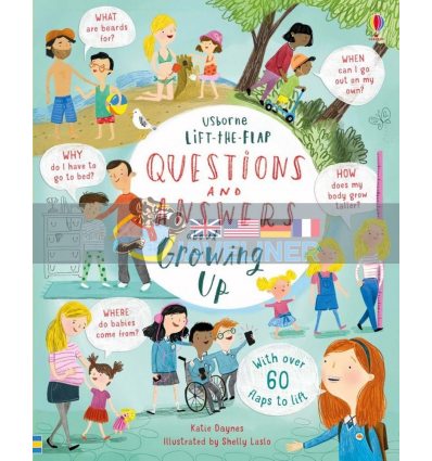 Lift-the-Flap Questions and Answers about Growing Up Katie Daynes Usborne 9781474940122