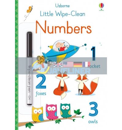 Little Wipe-Clean Numbers Felicity Brooks Usborne 9781474951029