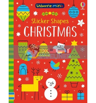Sticker Shapes Christmas Carly Davies Usborne 9781474947749