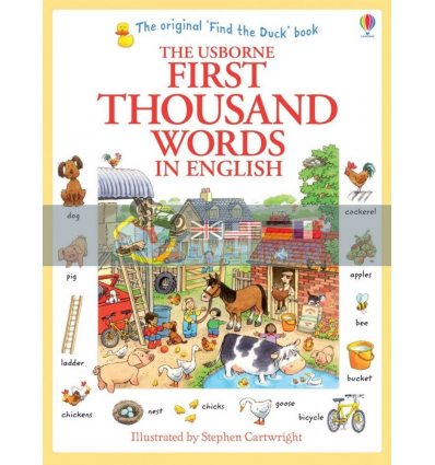 First Thousand Words in English Heather Amery Usborne 9781409562894
