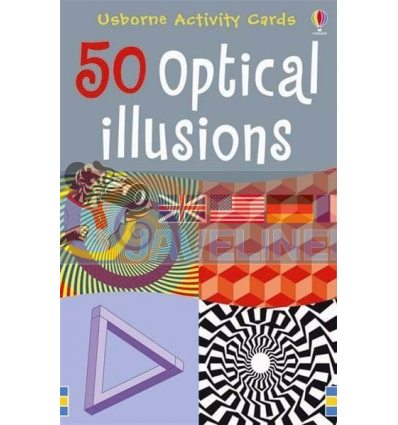 50 Optical Illusions Cards Sam Taplin Usborne 9781409507796
