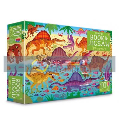 Dinosaurs Book and Jigsaw Gareth Lucas Usborne 9781474940177