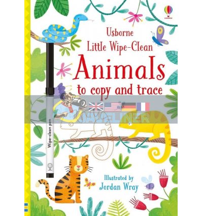 Little Wipe-Clean Animals to Copy and Trace Kirsteen Robson Usborne 9781474954778
