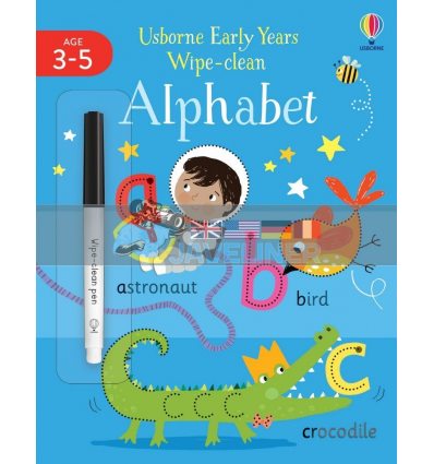 Usborne Early Years Wipe-Clean: Alphabet Ailie Busby Usborne 9781474986663