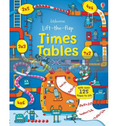 Lift-the-Flap Times Tables Benedetta Giaufret Usborne 9781409550242