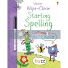 Wipe-Clean Starting Spelling Gareth Williams Usborne 9781474922340