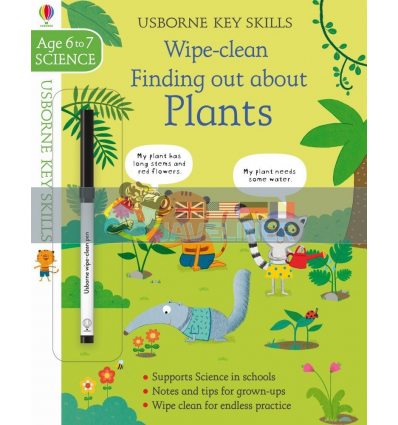 Wipe-Clean Finding out about Plants (Age 6 to 7) Hannah Watson Usborne 9781474965262