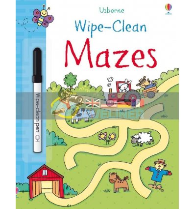 Wipe-Clean Mazes Jessica Greenwell Usborne 9781409524724