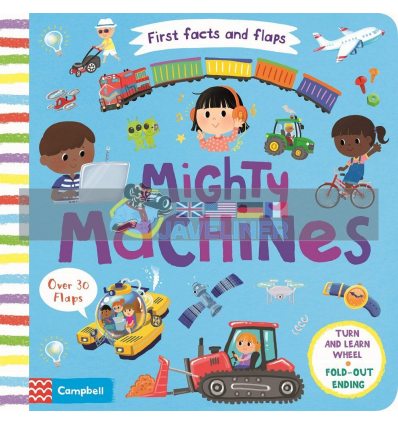 First Facts and Flaps: Mighty Machines Lon Lee Campbell Books 9781529025279