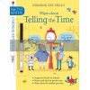 Wipe-Clean Telling the Time (Age 7 to 8) Holly Bathie Usborne 9781474937245