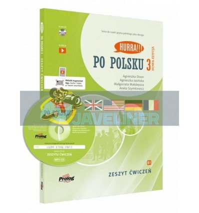 Hurra Po Polsku Nowa Edycja 3 Zeszyt Cwiczen z CD Prolog 9788360229583