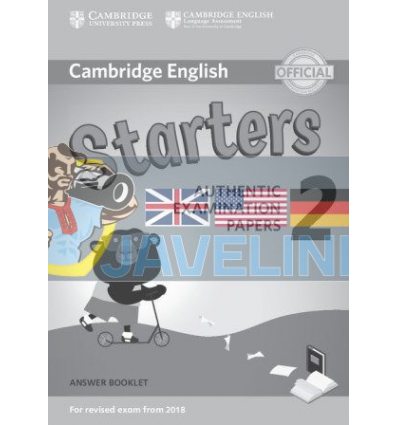 Cambridge English Starters 2 for Revised Exam from 2018 Answer Booklet 9781316636268