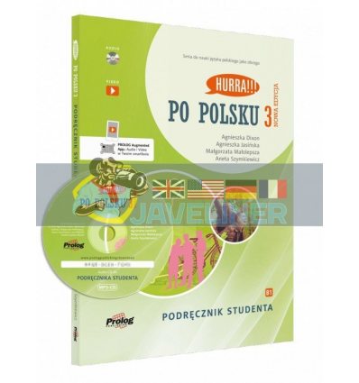 Hurra Po Polsku Nowa Edycja 3 Podrecznik Studenta z CD Prolog 9788360229576