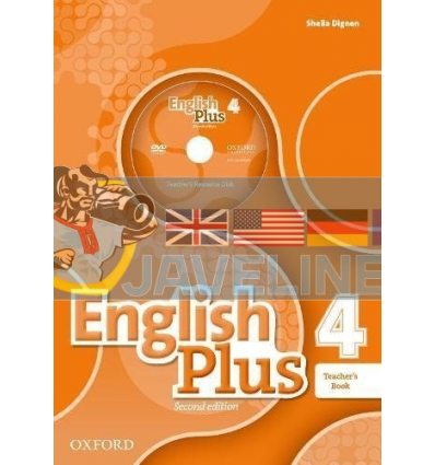 English Plus 4 Teacher's Book with Teacher's Resource Disk and access to Practice Kit 9780194202336