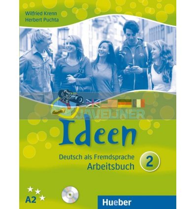 Ideen 2 Arbeitsbuch mit Audio-CDs Hueber 9783190118243