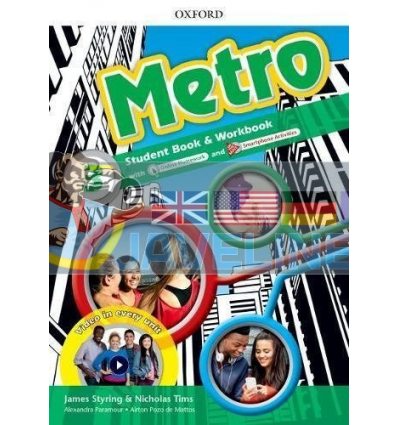 Metro 3 Student's Book and Workbook Pack with Online Homework 9780194410373